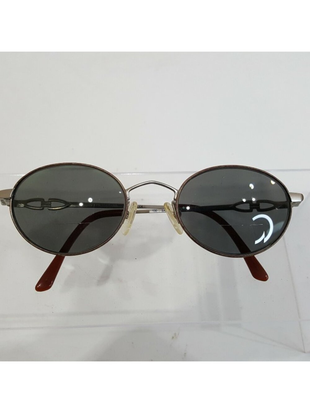 Safilo Emozioni 4228 Eyeglasses Frame Italy 30-??-130 WL7 Italian Oval Dark Tint